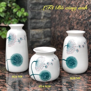 LỌ HOA- SET 3 LỌ HOA☘️LỌ HOA VẼ GIÁ RẺ