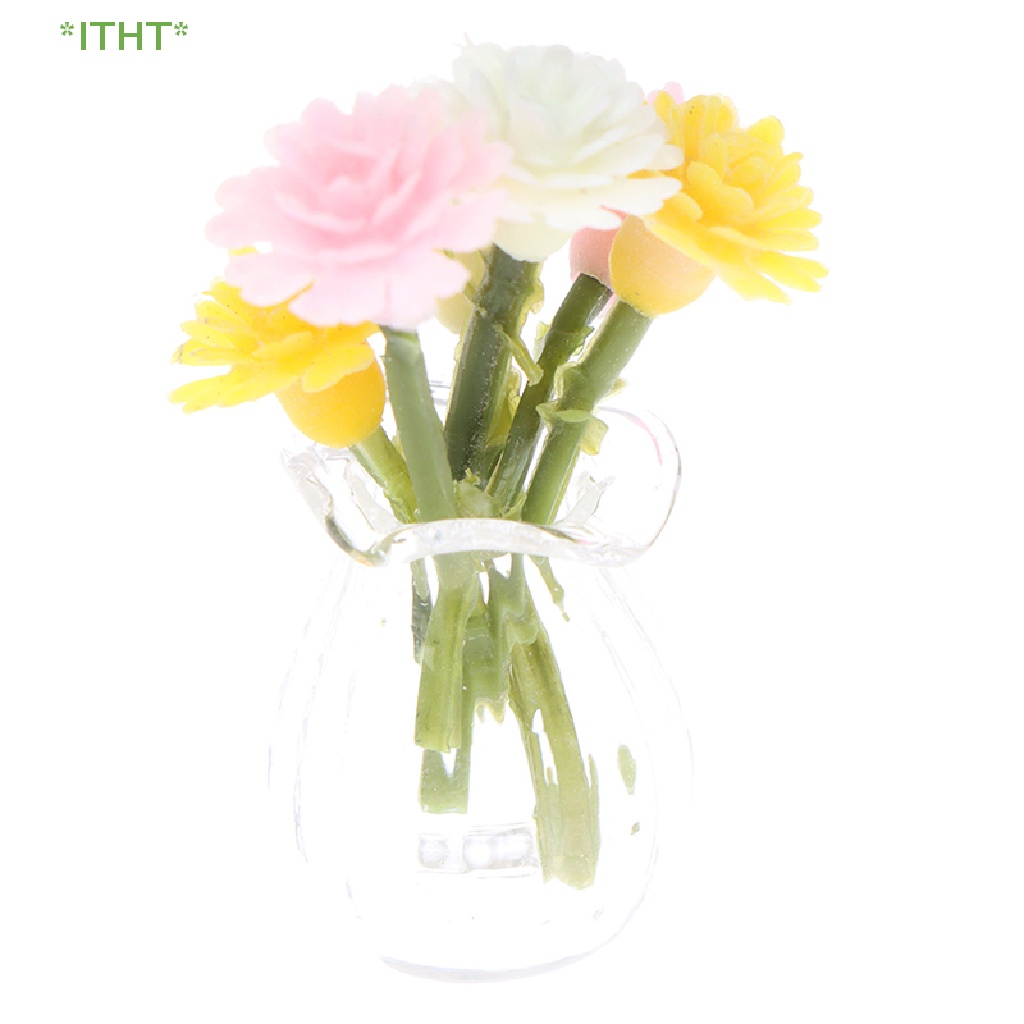 Bình Hoa Mini Tỉ Lệ 1 / 12 Trang Trí Nhà Búp Bê Mới