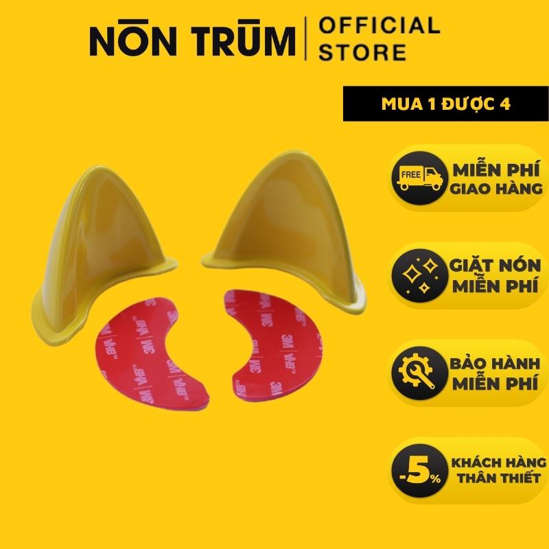 Tai mèo gắn mũ bảo hiểm nửa đầu và nón bảo hiểm 3/4 Royal