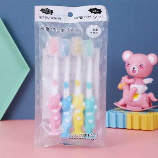 Set 4 bàn chải đánh răng trẻ em nội địa Nhật