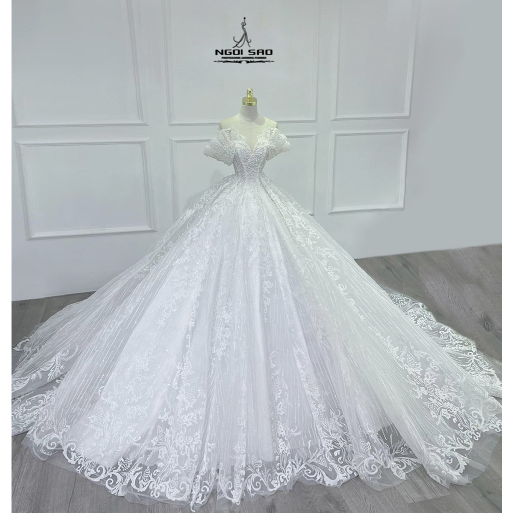 Váy cưới thiết kế Akina Luxury A17