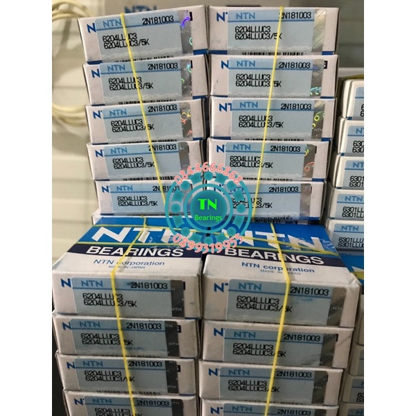 Vòng bi cho xe máy 6200LLU 6300LLU 6301LLU 6204LLU 6203LLU - Bạc đạn cho xe máy nhãn hiệu NTN, hàng chính hãng