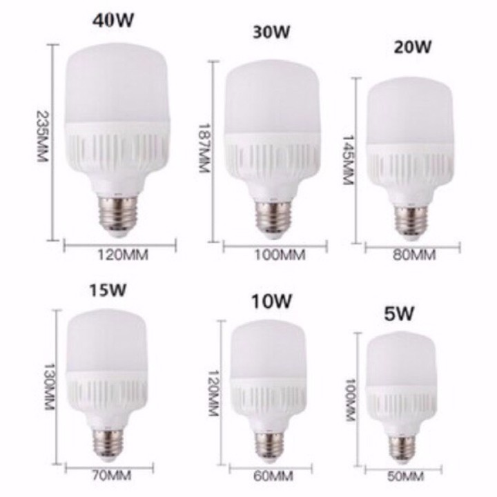 Bóng đèn Led trụ 40W Siêu sáng tiết kiệm điện TIPHA TP 7379