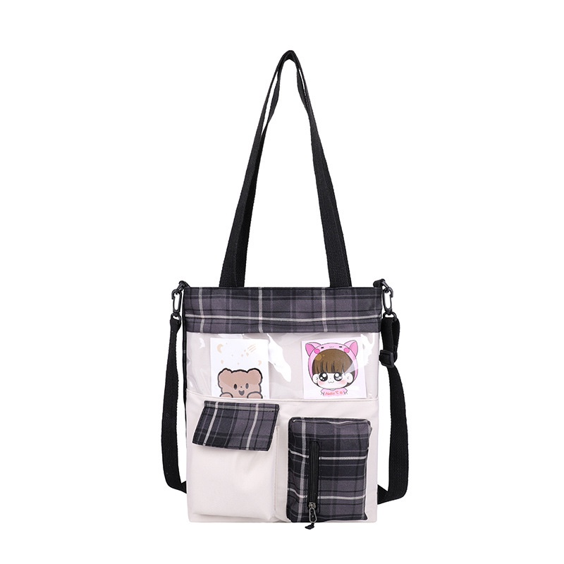 Túi Đeo Vai Bằng Vải Nylon Kiểu Harajuku Dễ Thương Cho Nữ Sinh