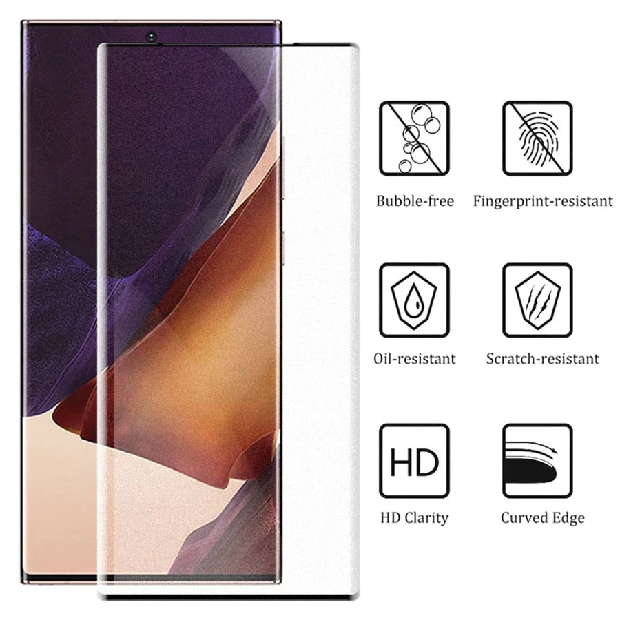 Kính cường lực bảo vệ màn hình cong 9D cho Samsung Galaxy S10 S10 Plus / Note 10 10 Pro