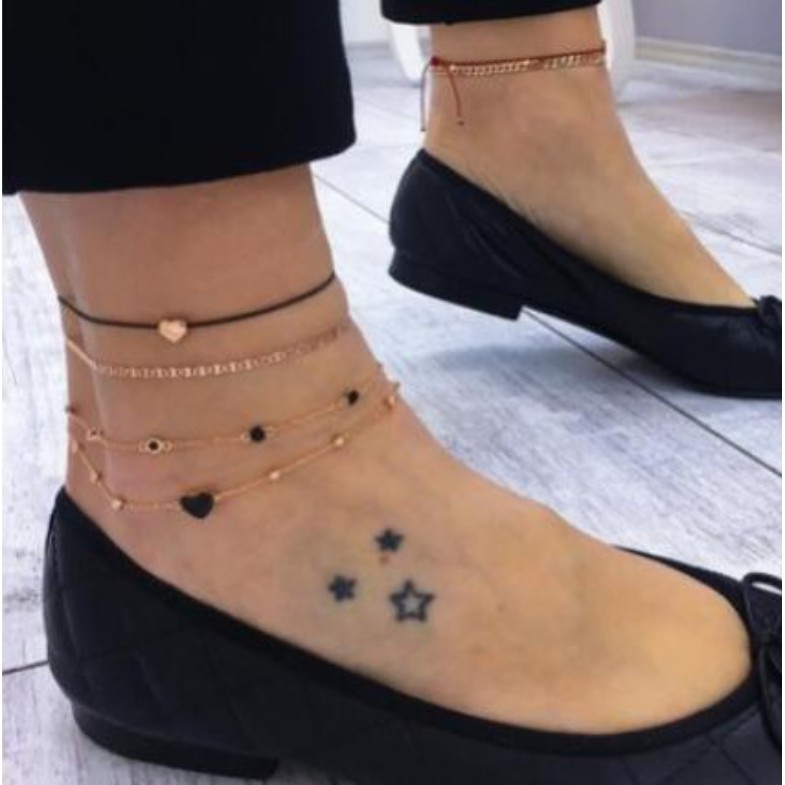 [Mã FAMAYFA giảm 10K đơn 50K] Vòng chân mặt hình ngôi sao phong cách retro | BigBuy360 - bigbuy360.vn