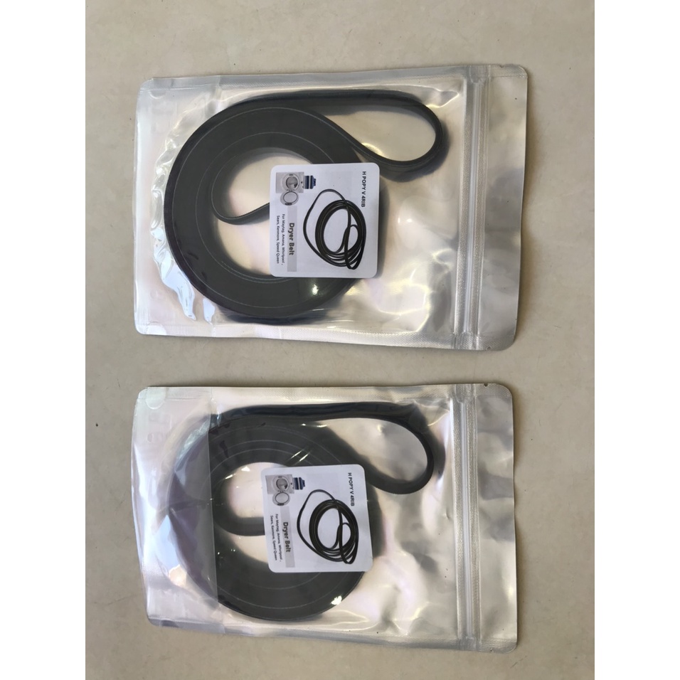 Combo 2 Dây curoa Whirlpool DÙNG CHUNG cho model 3LWED4705, 3LWED4815