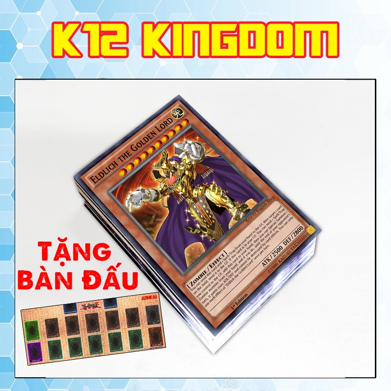 Bài Yugioh Master Duel - Hộp bài Eldlich deck 54 lá