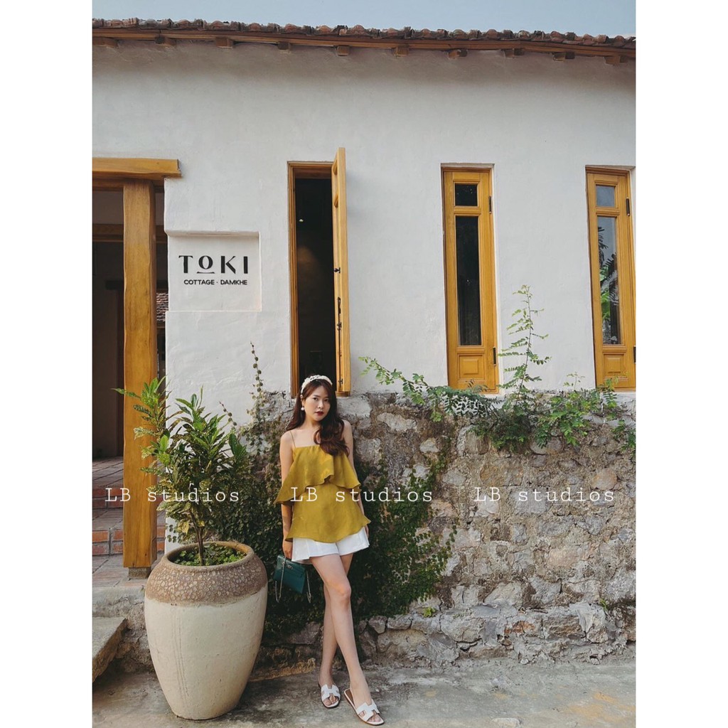 ÁO 2 DÂY NỮ LỤA BÈO 2 TẦNG TIỂU THƯ NHẸ MÁT A135 | BigBuy360 - bigbuy360.vn