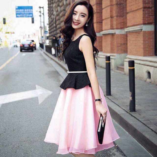 Sét áo váy peplum