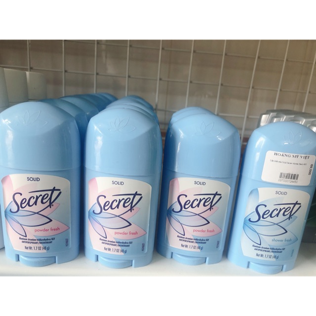 Sáp khử mùi secret - lady speed stick