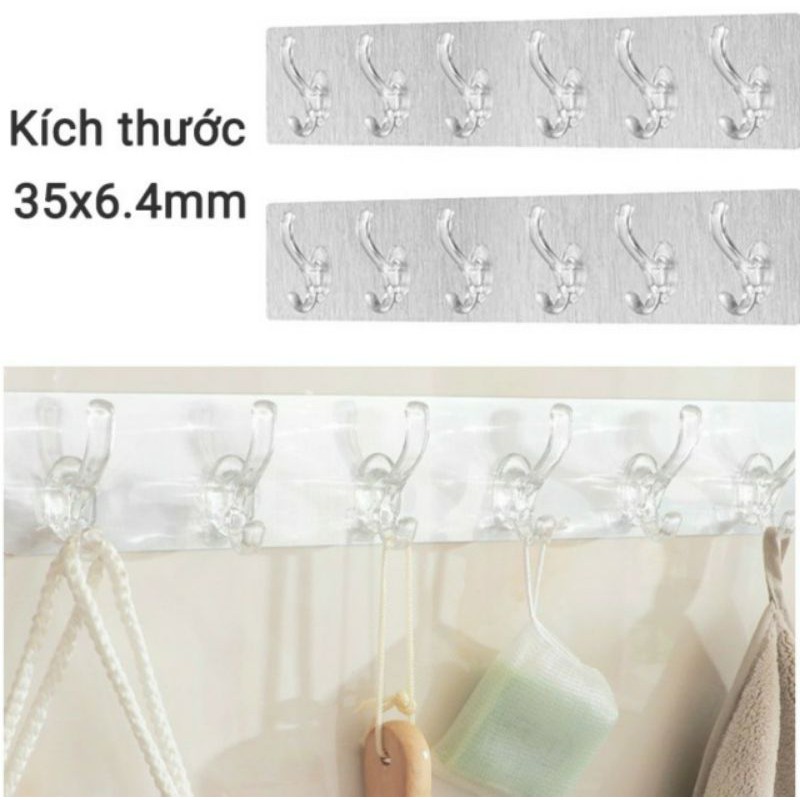 MÓC DÁN TƯỜNG TRONG SUỐT SIÊU DÍNH