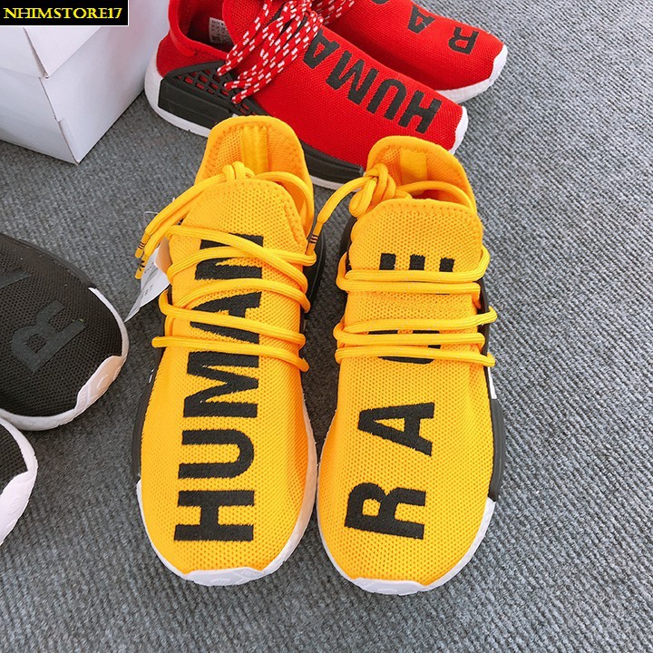 (FULLBOX) Giày Thể Thao NMD HUMAN RACE YELLOW Vàng