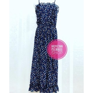 Đầm váy maxi voan hoa