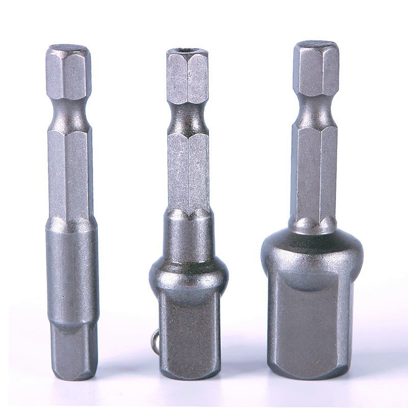 Bộ 3 đầu chuyển đổi mũi khoan với kích thước 1/4'' 3/8'' 1/2''