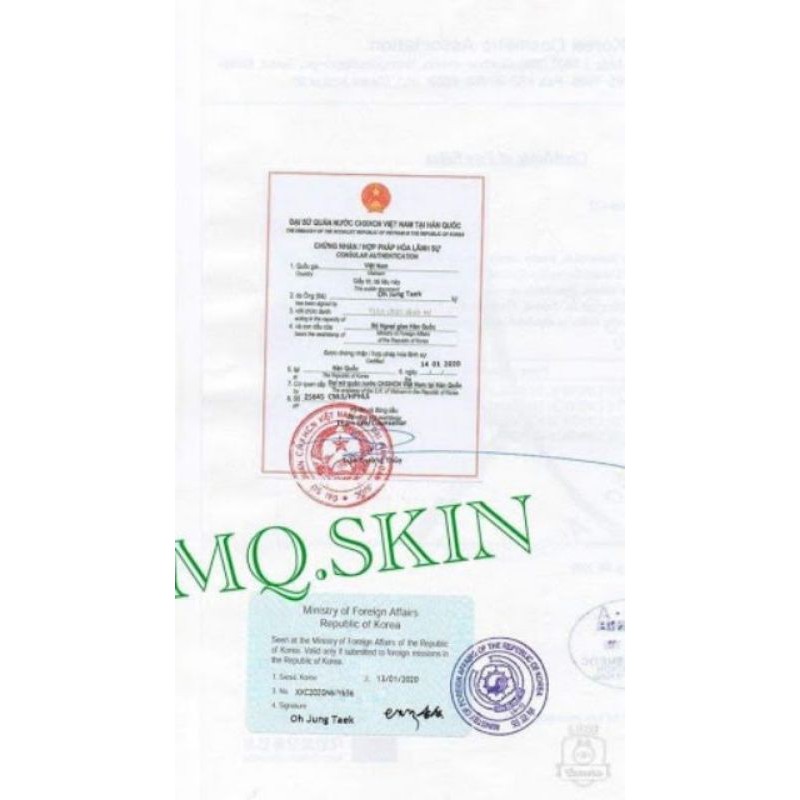 COMBO TÁI TẠO DA MQSKIN CHO KHÁCH CHỌN