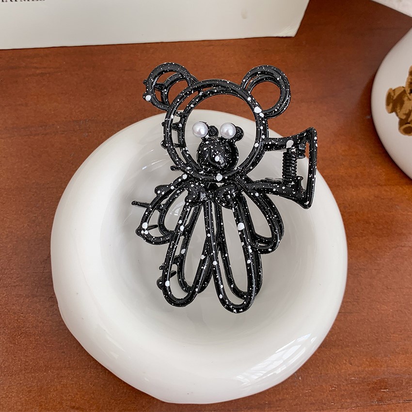 Kẹp tóc cá mập làm từ kim loại thiết kế đơn giản thời trang cho nữ