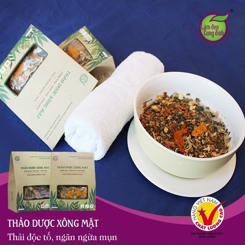 Hộp 5 gói 5gr thảo dược xông mặt Bảo Nhiên