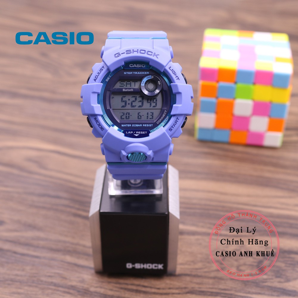 Đồng hồ nam Casio thể thao Gshock GBD-800-2DR dây nhựa ( Có kết nối Buetooth)