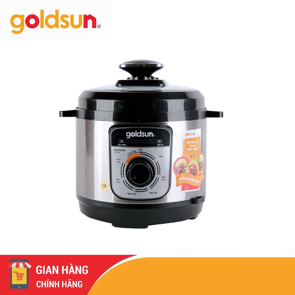 [Mã ELHADEV giảm 4% đơn 300K] Nồi áp suất Goldsun CD1501 Bảo hành 12 tháng