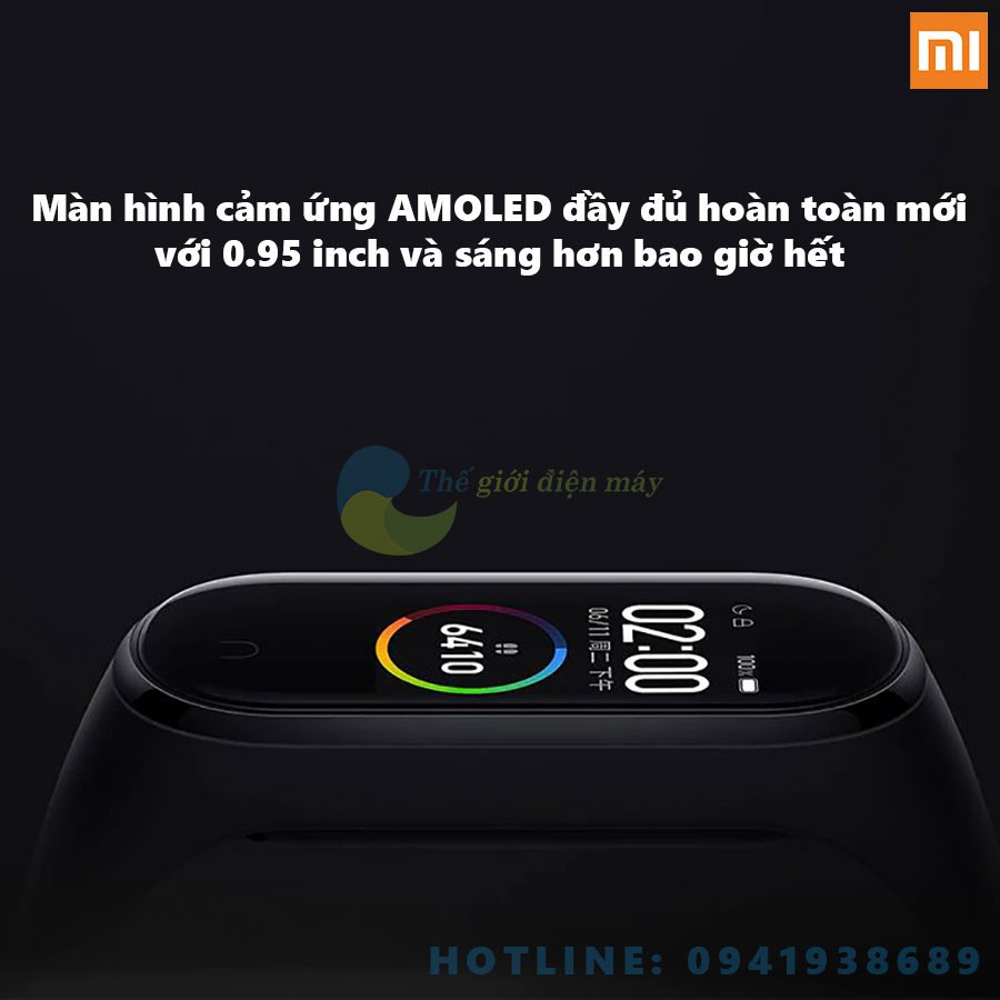 [SaleOff] [Bản quốc tế] Đồng hồ thông minh Xiaomi Mi band 4 có tiếng việt Smart watch miband 4 - Bảo hành 12 tháng .