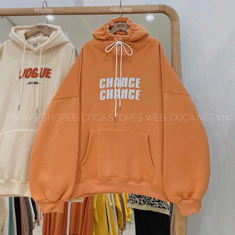 [N88009]🐷 Áo HOODIE nỉ bông dày form rộng CHANGE (Có sẵn/ảnh thật) | BigBuy360 - bigbuy360.vn