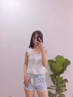 Áo ren đục lỗ