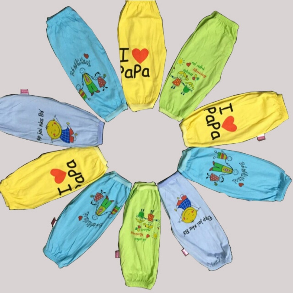 Quần chục dài cotton cho bé 0 đến 2 tuổi, thoáng mát, thấm hút mồ hôi tốt,an toàn cho bé