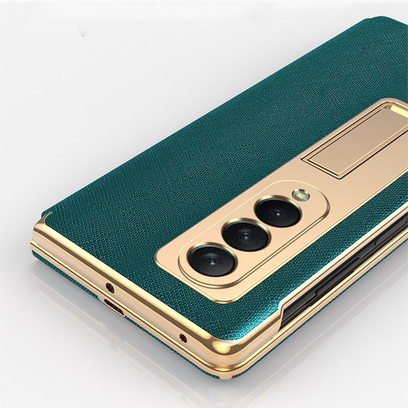 Ốp lưng Samsung Galaxy Z Fold 4 5G ốp điện thoại ZFold 3 ốp ZFold 2 case W21 W22 W23 F9160 F9260 F9360 casing Folder 2 Ốp Điện Thoại Da Mặt Kính Cường Lực Dành Cho ZFold2 ZFold3 ZFold4