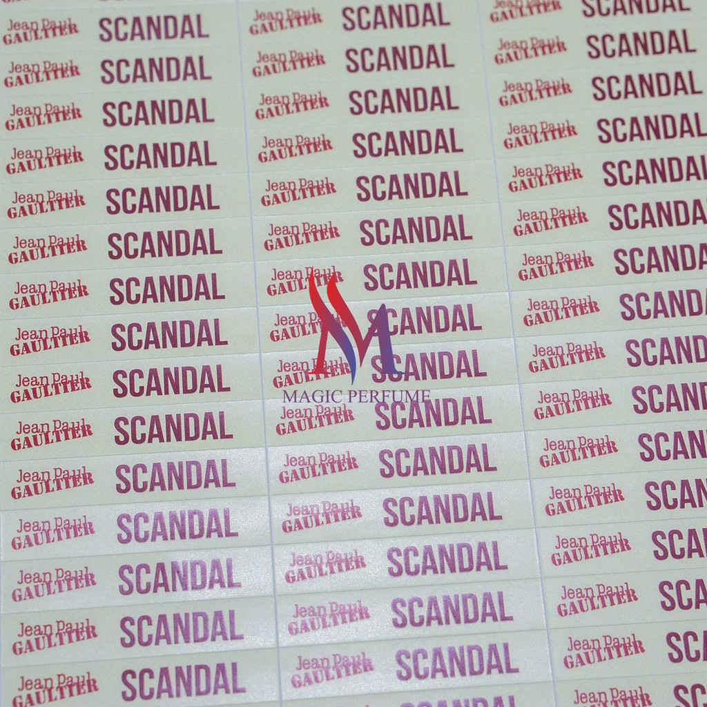 Tem, nhãn nước hoa JPG So Scandal