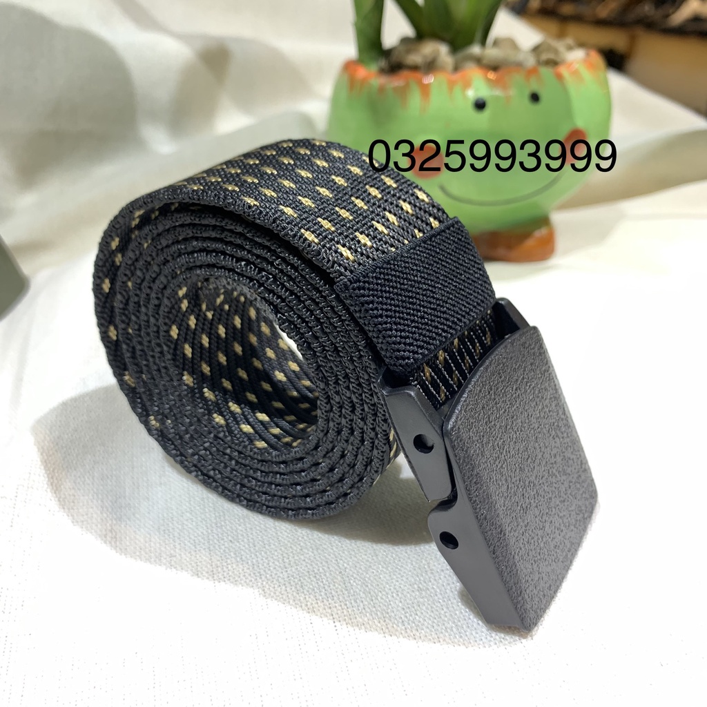 Thắt Lưng Nam – Chất Liệu Vải Dù Đầu Khóa Nhựa Trơn – Trẻ Trung Năng Động