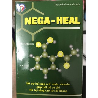 Viên uống đạm Nega-heal tăng sưc đe kháng, bổ sung acid amin (Hàng chuẩn 100%)