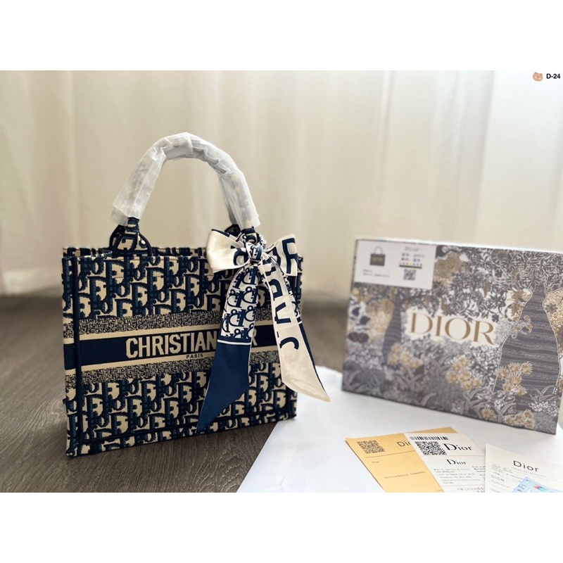 Túi xách nữ CD di..or tote cao cấp công sở, đi du lịch fullbox hàng đẹp chất lượng siêu hot - By Thedom