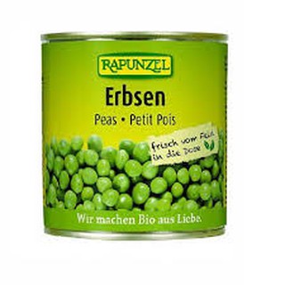 Đậu Hà Lan đóng hộp hữu cơ Rapuzel - 340g