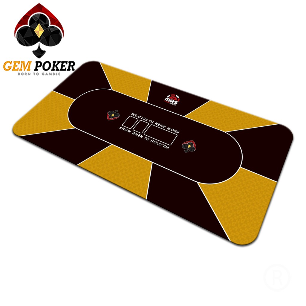 THẢM POKER CAO SU GEM GOLD® CAO CẤP