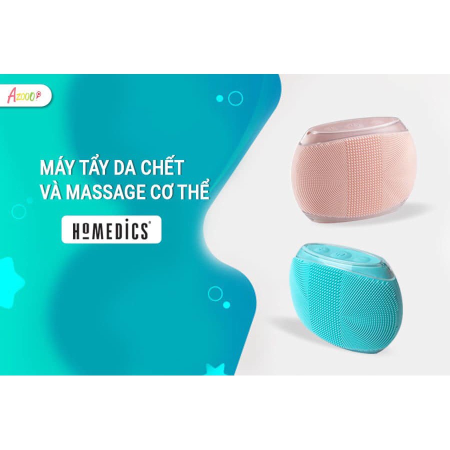 [BH 1 đổi 1 trong 2 năm] Máy tẩy da chết và massage Homedics Mỹ [CÓ TEM CHỐNG HÀNG GIẢ]