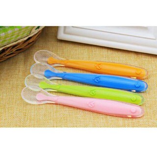 Thìa silicon cán dài