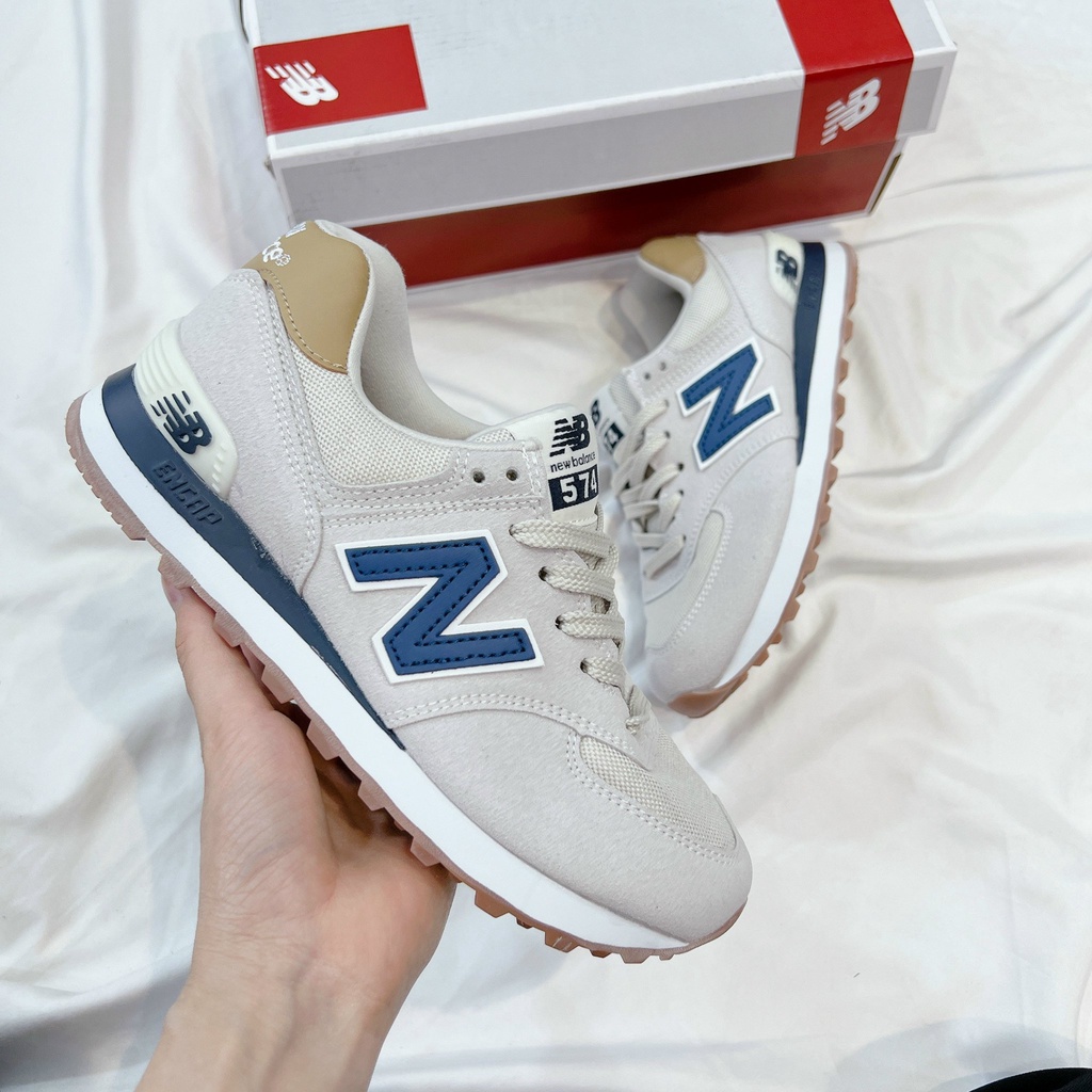 Giày NB 574 Classic Grey Blue- Xanh than Bản Cao cấp | BigBuy360 - bigbuy360.vn