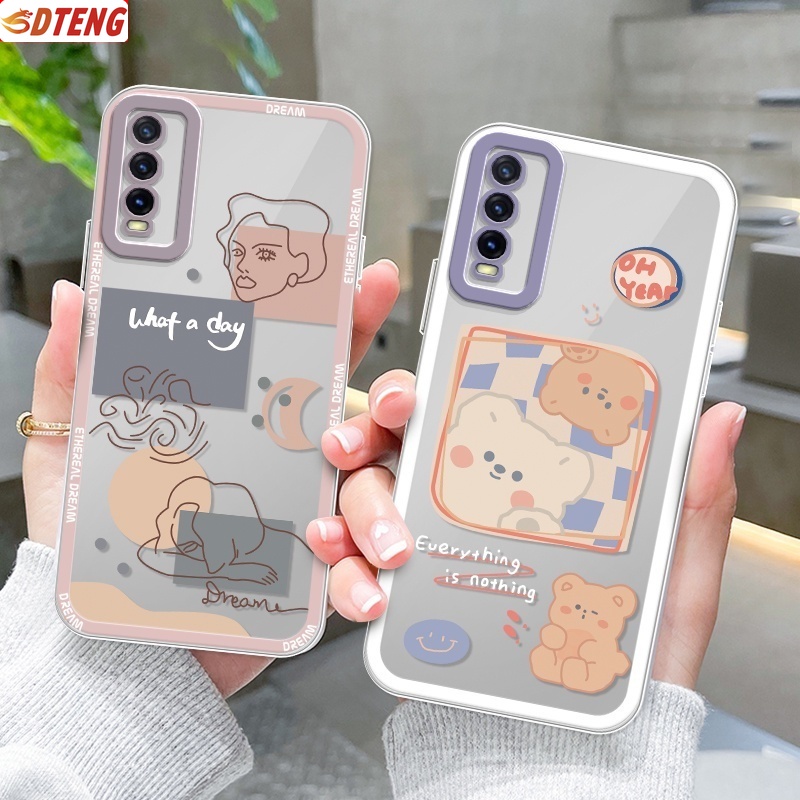 Ốp Điện Thoại TPU Mềm Cho VIVO Y21T Y21S Y12s Y15S Y15A Y20s Y20i Y33S Y11 Y12 Y15 Y17 Y91C Y19 Y30 Y85 Y51 S1 V23e V21 V9 V5