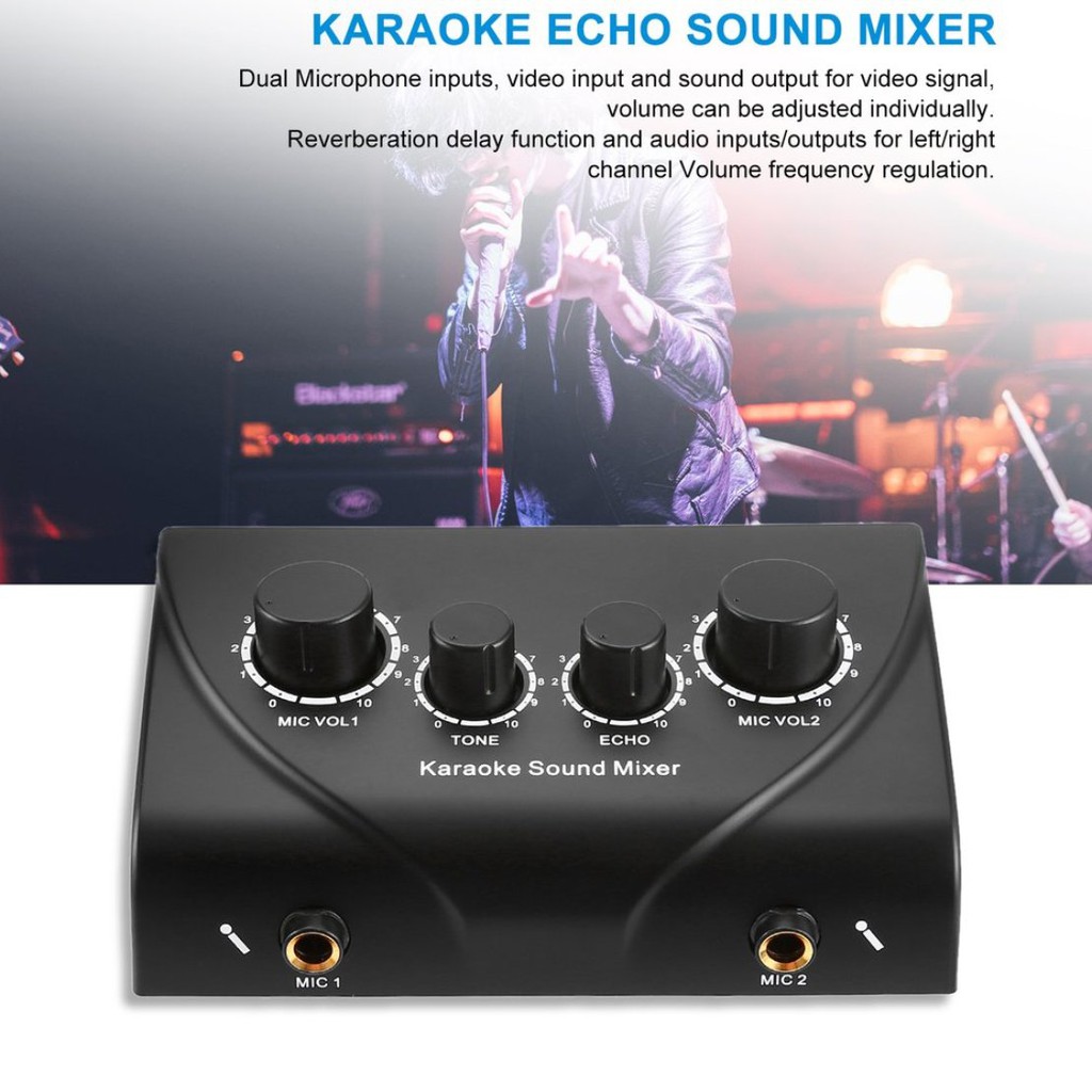 Thiết bị trộn âm kỹ thuật số mini cho hệ thống karaoke