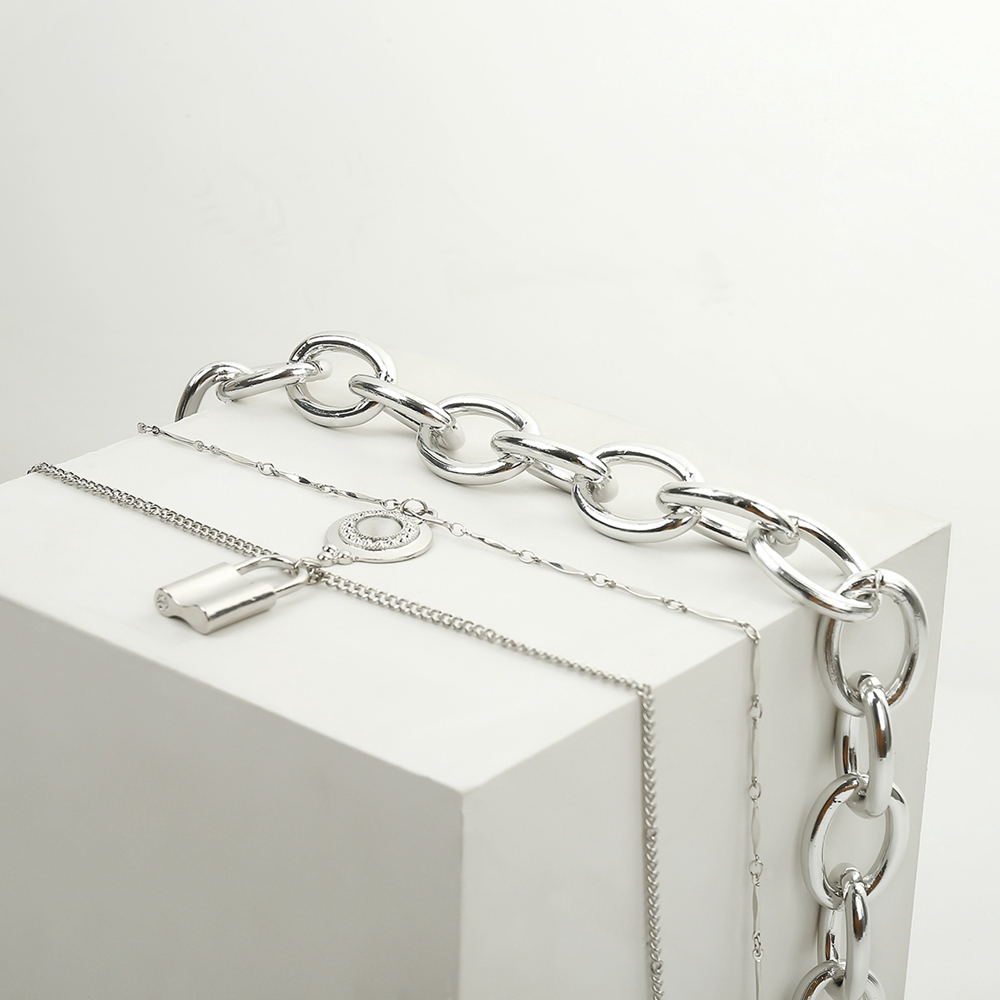 Dây chuyền cỡ lớn phong cách Boho mặt dây hình đồng xu cho nữ