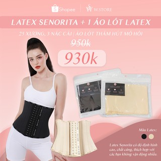 Đai Nịt Bụng Latex WSTORE 25 Xương Truyền Thống Giảm Eo - Latex by W.Store Chuẩn Chính Hãng