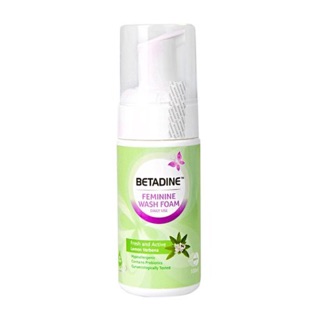 BỌT VỆ SINH PHỤ NỮ HÀNG NGÀY TƯƠI MÁT NĂNG ĐỘNG BETADINE FEMININE WASH FOAM FRESH AND ACTIVE (100ML)