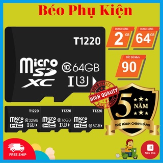 Mua Thẻ nhớ 64GB /32GB /16GB U3 chuyên cho điện thoại  loa đài  camera  tốc độ 90Mb/s - Thẻ nhớ máy ảnh | Bảo Hành 5 Năm