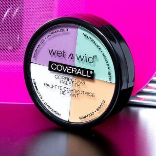 KEM CHE KHUYẾT ĐIỂM 4 Ô WET N WILD CORRECTING PALETTE PALETTE CORRECTRICE DE TEINT
