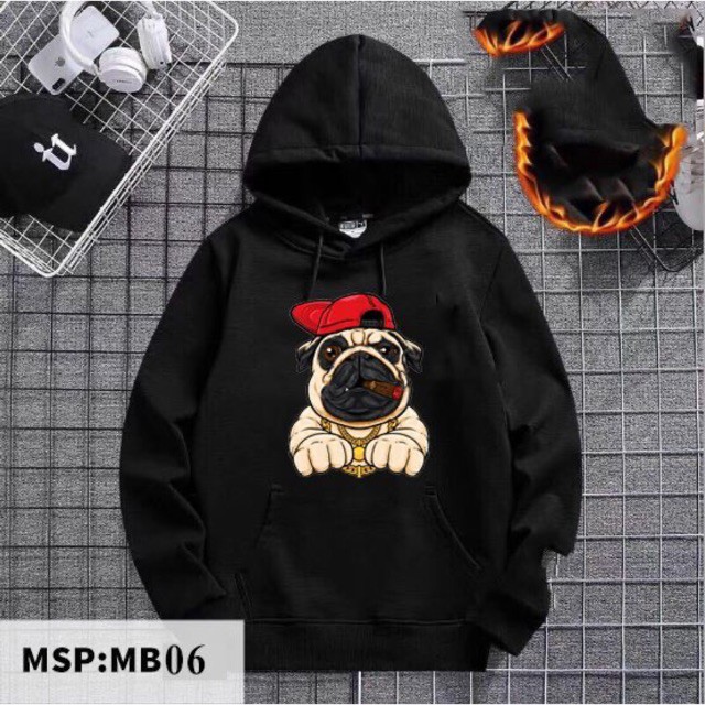 GIÁ RẺ ' Áo hoodie chui đầu có mũ nam nữ dáng suông rộng hàng đẹp i hình