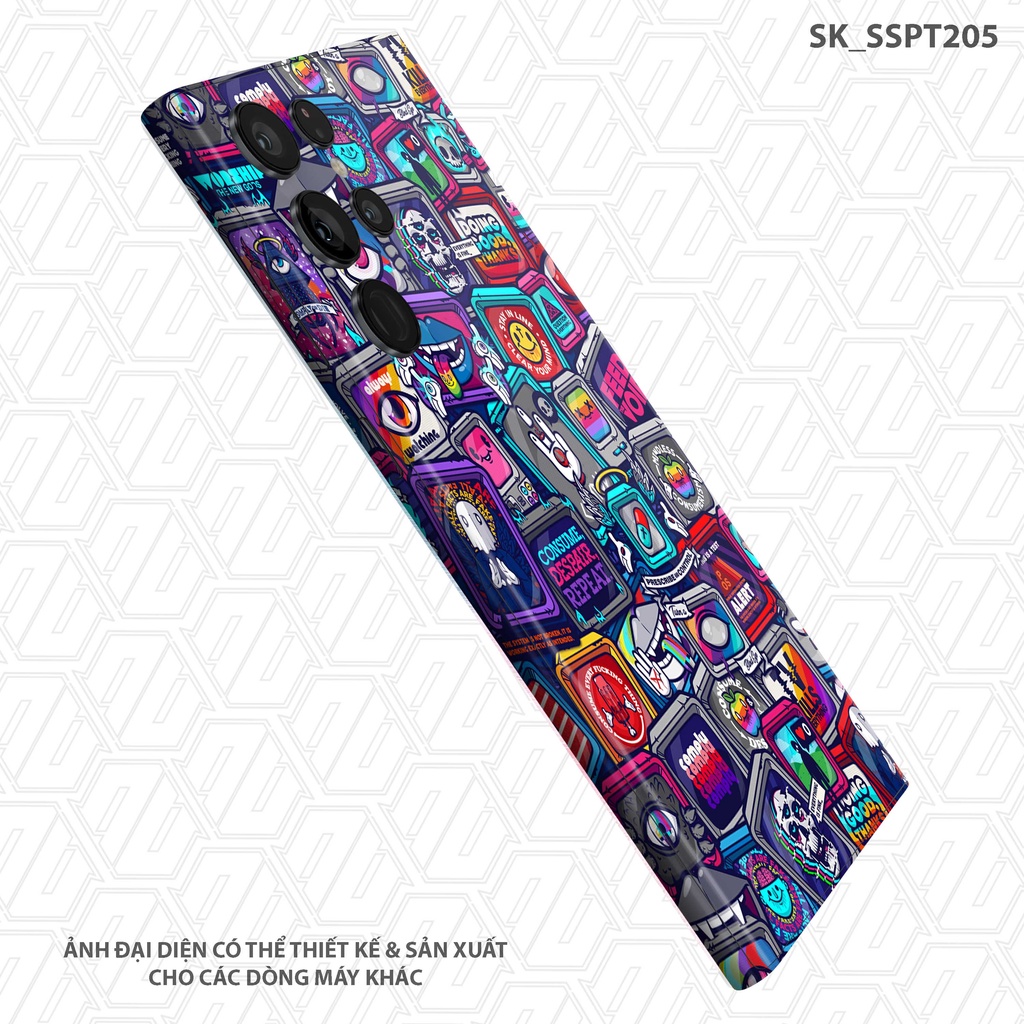 Miếng Dán Skin Pattern Độc Lạ Cho Máy Samsung Note 20 Ultra |SK_SSPT95| Film Nhập Khẩu Chính Hãng, Dán Full Lưng Viền