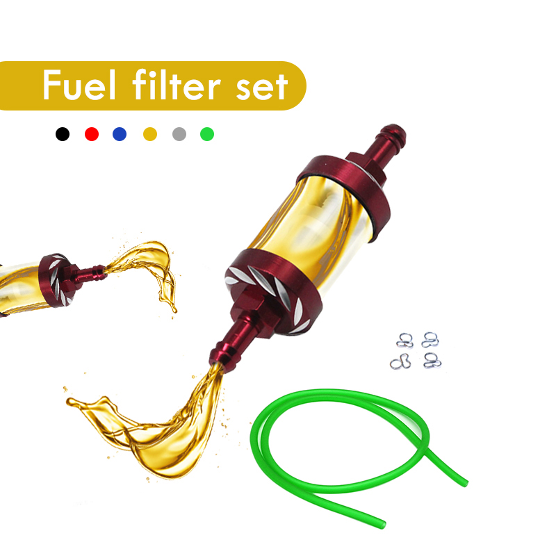 Motoparts Bộ Ống Lọc Nhiên Liệu 8mm Màu Sắc Phổ Biến Thông Dụng Cho Xe Mô Tô Địa Hình