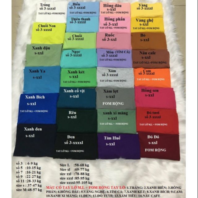Áo thun cotton, màu sắc đa dạng. Cung cấp áo thun sỉ trên toàn quốc.