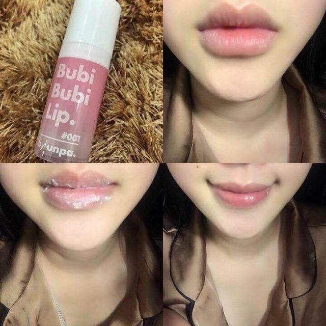 Gel tẩy da chết môi sủi bọt Unpa Bubi Bubi Lip